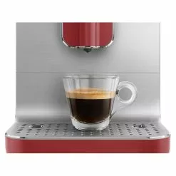 SMEG Fully Automatic Coffee Machine | Red -Dinnerware Shop redcof9
