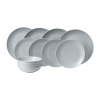Royal Doulton Gordon Ramsay Maze Collection 12-Piece Dinnerware Set | Light Grey -Dinnerware Shop resource royaldoultonamericas 1054416