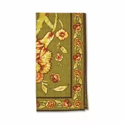 April Cornell Jacobean Garden Napkin (Set Of 4) | Olive
