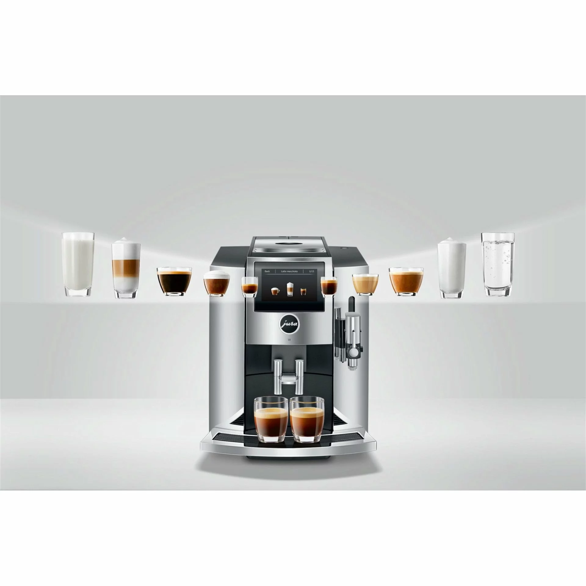 Jura S8 Multifunction Automatic Coffee & Espresso Machine | Chrome 12 Jura S8 Multifunction Automatic Coffee & Espresso Machine | Chrome - Image 10