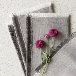 Danica Brands Danica Heirloom 18" Chambray Napkins (Set Of 4) | Shadow -Dinnerware Shop shadow4