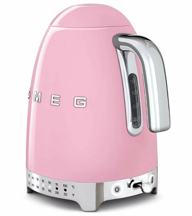 SMEG Variable Temperature Electric Water Kettle | Pink 4 SMEG Variable Temperature Electric Water Kettle | Pink - Image 2
