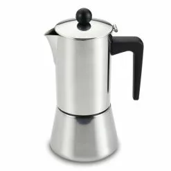 BonJour 9oz Stovetop Espresso Maker | Stainless Steel
