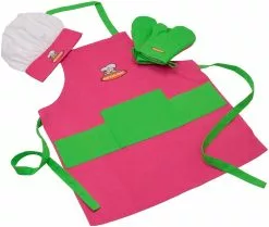 Curious Chef TCC50187 Kid's Textile Set - Pink And Green