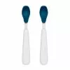 OXO Tot Feeding Spoon Set With Soft Silicone | Navy -Dinnerware Shop tot 61138200 2