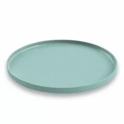 TarHong Retreat Pottery 10.5" Round Dinner Plate | Teal