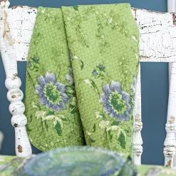 April Cornell Music Tea Towel (Set Of 2) | Jade -Dinnerware Shop ttmusq jade april cornell tea towel 2