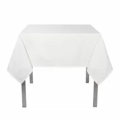 Danica Brands Now Designs By Danica Renew Collection 60" X 120" Tablecloth | White -Dinnerware Shop whitetable1 2