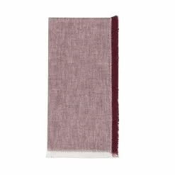 Danica Brands Danica Heirloom 18" Chambray Napkins (Set Of 4) | Wine -Dinnerware Shop wine2 1