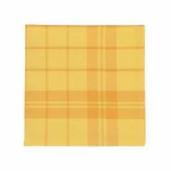 Danica Brands Now Designs By Danica Second Spin Linens Set For 4 | Badhami Yellow -Dinnerware Shop yellownapkin