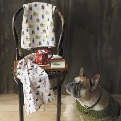 Danica Brands Danica Jubilee Floursack Dishtowels (Set Of 3) | Yule Dogs -Dinnerware Shop yuledogs5